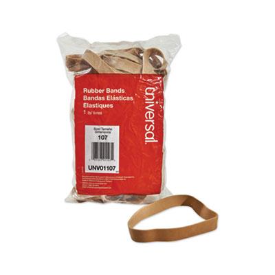 View larger image of Rubber Bands, Size 107, 0.06" Gauge, Beige, 1 lb Box, 40/Pack