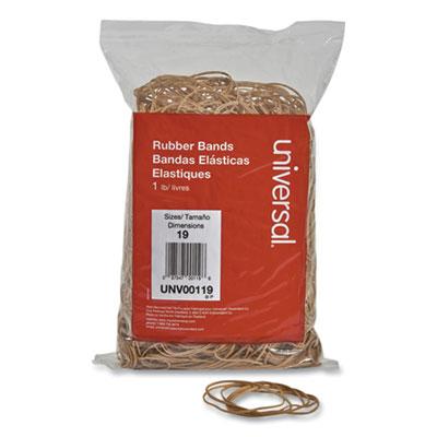 View larger image of Rubber Bands, Size 19, 0.04" Gauge, Beige, 1 lb Bag, 1,240/Pack