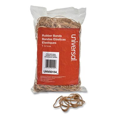 View larger image of Rubber Bands, Size 54 (Assorted), Assorted Gauges, Beige, 1 lb Box