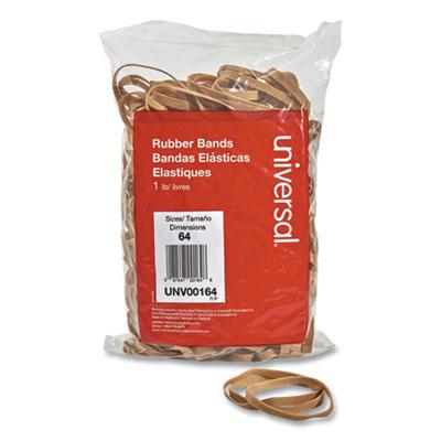 View larger image of Rubber Bands, Size 64, 0.04" Gauge, Beige, 1 lb Bag, 320/Pack