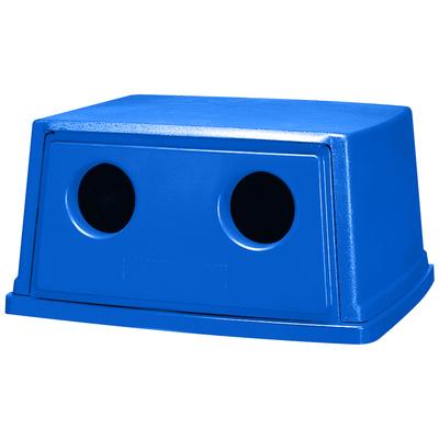 View larger image of Rubbermaid® Glutton® Recycling Container Lid - 56 Gallon, Blue