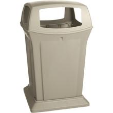 Rubbermaid® Ranger® Trash Can - 45 Gallon, 4-Way, Beige