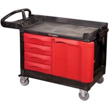 Rubbermaid® Trademaster® Cart with Cabinet - 50 x 27 x 39"