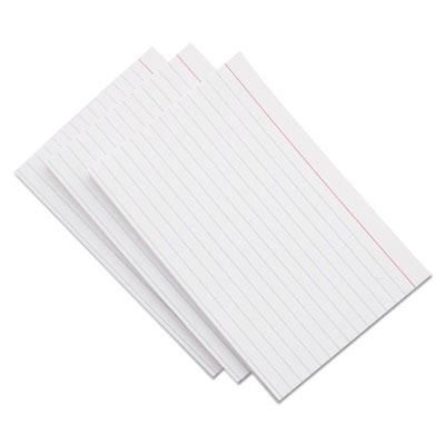 View larger image of Ruled Index Cards, 3 x 5, White, 100/Pack