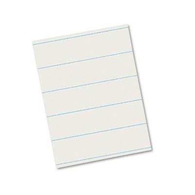 View larger image of Ruled Newsprint Paper, 3/8" Short Rule, 8.5 x 11, 500/Pack