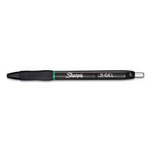 S-Gel Retractable Gel Pen, Medium 0.7 mm, Green Ink, Green Barrel, Dozen
