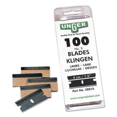 View larger image of Safety Scraper Replacement Blades, #9, Stainless Steel, 100/Box