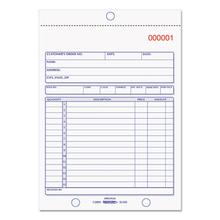 Sales Book, 15 Lines, Three-Part Carbonless, 5.5 x 7.88, 50 Forms Total
