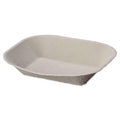 View larger image of Savaday Molded Fiber Food Tray, 1-Compartment, 7 x 9, Beige, Paper, 250/Bag, 500/Carton