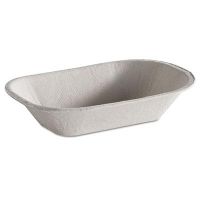 View larger image of Savaday Molded Fiber Food Tray, 1-Compartment, 4 x 6, Beige, Paper, 250/Bag, 4 Bags/Carton