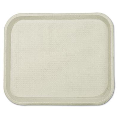 View larger image of Savaday Molded Fiber Food Trays, 1-Compartment, 9 x 12 x 1, White, Paper, 250/Carton
