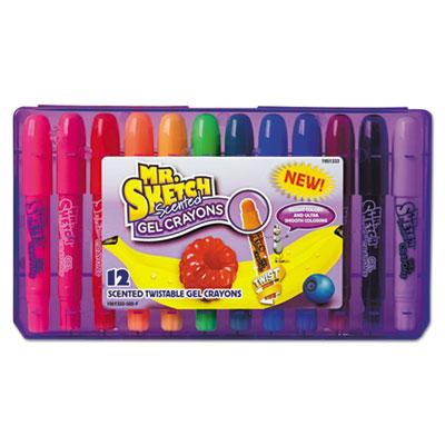 View larger image of Scented Twistable Gel Crayons, Medium Size, Assorted, 12/pack