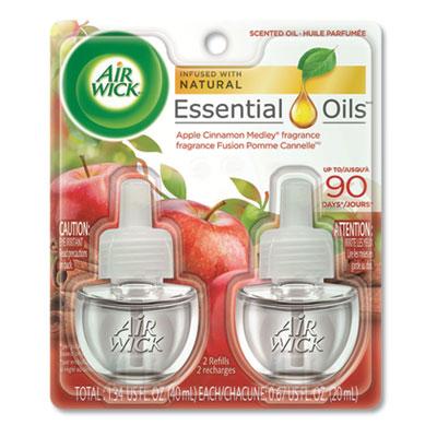 View larger image of Scented Oil Refill, 0.67 oz, Apple Cinnamon Medley, 2/Pack, 6 Packs/Carton