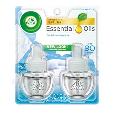 View larger image of Scented Oil Refill, Fresh Linen, 0.67 oz, 2/Pack