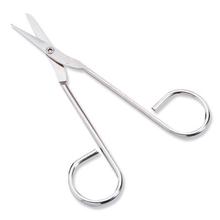 Scissors, Pointed Tip, 4.5" Long, Nickel Straight Handle