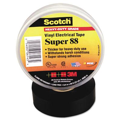 View larger image of Scotch 88 Super Vinyl Electrical Tape, 0.75" x 66 ft, Black