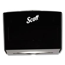 Scottfold Folded Towel Dispenser, 10.75 x 4.75 x 9, Black