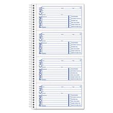 Second Nature Phone Call Book, Two-Part Carbonless, 2.75 X 5, 4/page, 400 Forms