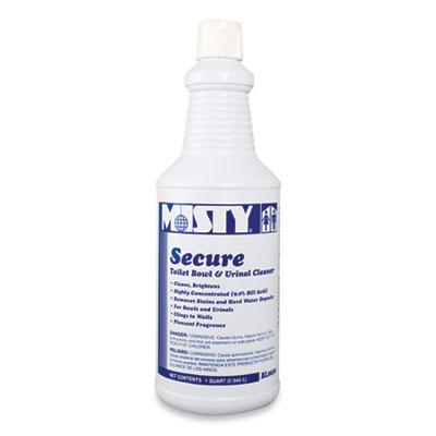 View larger image of Secure Hydrochloric Acid Bowl Cleaner, Mint Scent, 32oz Bottle, 12/Carton