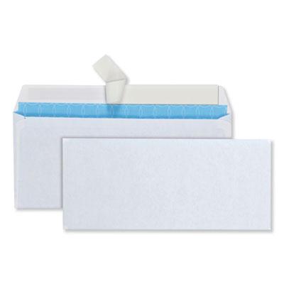 View larger image of Security Envelope, #10, Commercial Flap, Redi-Strip Adhesive Closure, 4.13 x 9.5, White, 500/Box