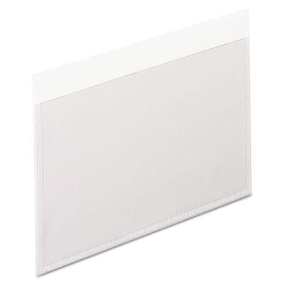 View larger image of Self-Adhesive Pockets, 3 x 5, Clear Front/White Backing, 100/Box