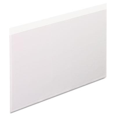 View larger image of Self-Adhesive Pockets, 5 x 8, Clear Front/White Backing, 100/Box