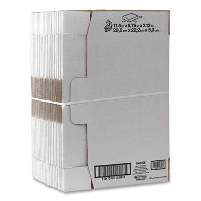 View larger image of Self-Locking Mailing Box, Regular Slotted Container (RSC), 8.75" x 11.5" x 2.13", White, 25/Pack