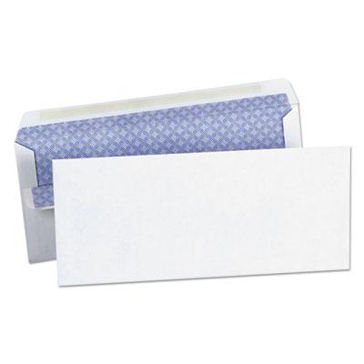 View larger image of Self-Seal Security Tint Business Envelope, #10, Square Flap, Self-Adhesive Closure, 4.13 x 9.5, White, 500/Box