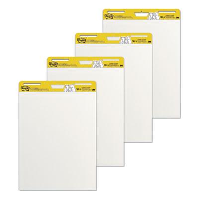 View larger image of Vertical-Orientation Self-Stick Easel Pad Value Pack, Unruled, 25 x 30, White, 30 Sheets, 4/Carton