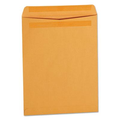 View larger image of Self-Stick Open End Catalog Envelope, #13 1/2, Square Flap, Self-Adhesive Closure, 10 x 13, Brown Kraft, 250/Box