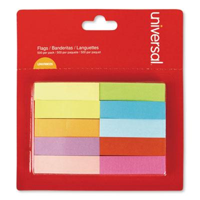 View larger image of Self-Stick Page Tabs, 0.5" x 1.75", Assorted Colors, 500/Pack