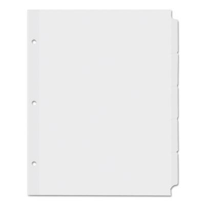 View larger image of Self-Tab Index Dividers, 5-Tab, 11 X 8.5, White, 36 Sets