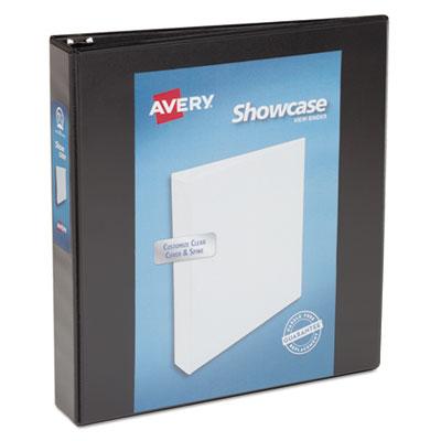 View larger image of Showcase Economy View Binder with Round Rings, 3 Rings, 1.5" Capacity, 11 x 8.5, Black