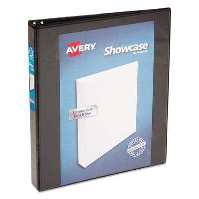 View larger image of Showcase Economy View Binder with Round Rings, 3 Rings, 1" Capacity, 11 x 8.5, Black