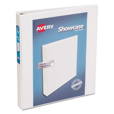 View larger image of Showcase Economy View Binder with Round Rings, 3 Rings, 1" Capacity, 11 x 8.5, White