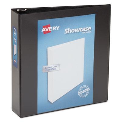 View larger image of Showcase Economy View Binder with Round Rings, 3 Rings, 2" Capacity, 11 x 8.5, Black