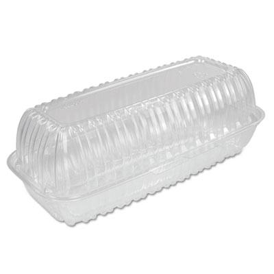 View larger image of Showtime Clear Hinged Containers, Hoagie Container, 29.9 oz, 5.1 x 9.9 x 3.5, Clear, Plastic, 100/Bag 2 Bags/Carton