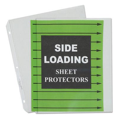 View larger image of Side Loading Polypropylene Sheet Protectors, Clear, 2", 11 x 8 1/2, 50/BX