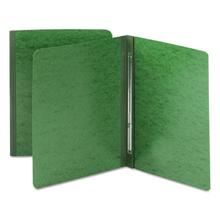 Prong Fastener Pressboard Report Cover, Two-Piece Prong Fastener, 3" Capacity, 8.5 X 11, Green/green