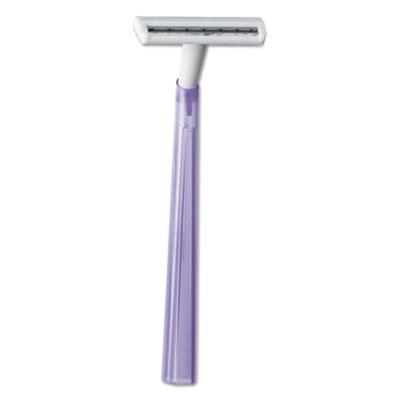 View larger image of Silky Touch Women's Disposable Razor, 2 Blades, Assorted Colors, 10/Pack