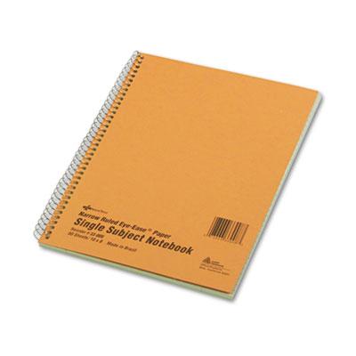 View larger image of Single-Subject Wirebound Notebooks, Narrow Rule, Brown Paperboard Cover, (80) 10 x 8 Sheets