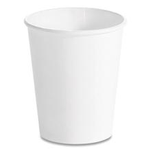 Single Wall Hot Cups 12 oz, White, 1,000/Carton