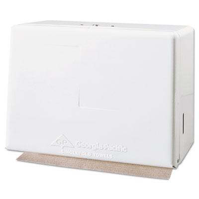 View larger image of Singlefold Towel Dispenser, Steel, 11.63 x 6.63 x 8.13, White