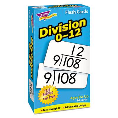 View larger image of Skill Drill Flash Cards, Division, 3 X 6, Black And White, 91/pack