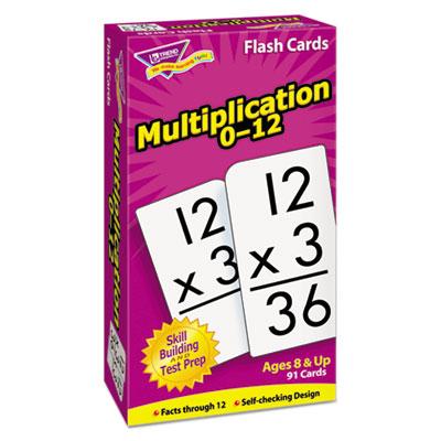 View larger image of Skill Drill Flash Cards, Multiplication, 3 X 6, Black And White, 91/pack