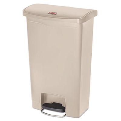 View larger image of Streamline Resin Step-On Container, Front Step Style, 13 gal, Polyethylene, Beige