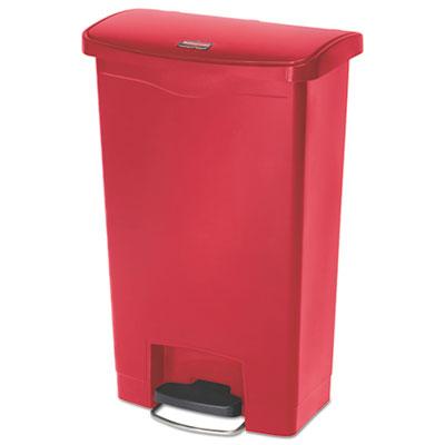 View larger image of Streamline Resin Step-On Container, Front Step Style, 13 gal, Polyethylene, Red