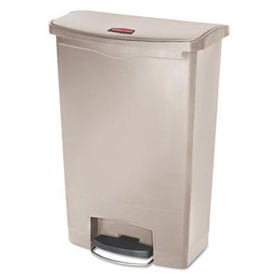 View larger image of Streamline Resin Step-On Container, Front Step Style, 24 gal, Polyethylene, Beige