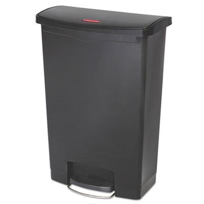 View larger image of Streamline Resin Step-On Container, Front Step Style, 24 gal, Polyethylene, Black