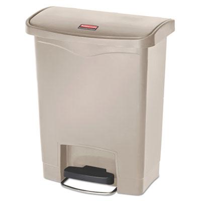 View larger image of Streamline Resin Step-On Container, Front Step Style, 8 gal, Polyethylene, Beige
